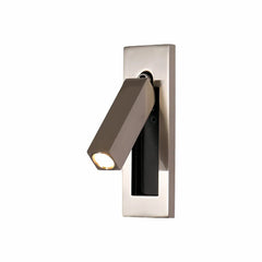 Applique da incasso rettangolare LED con faretto orientabile da lettura