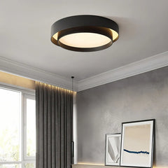 Plafoniera circolare LED dimmerabile dal design moderno per camera da letto