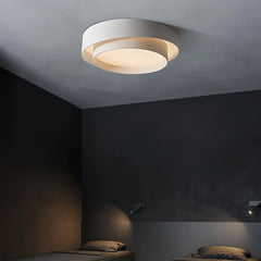 Plafoniera circolare LED dimmerabile dal design moderno per camera da letto