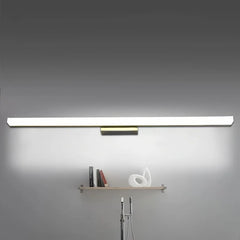 Applique LED da specchio in metallo dal design lineare minimalista dimmerabile
