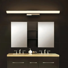 Applique LED da specchio in metallo dal design lineare minimalista dimmerabile