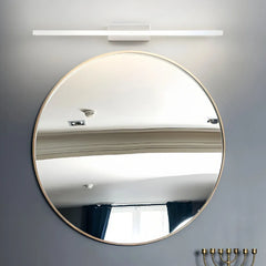 Applique LED da specchio in metallo dal design lineare minimalista dimmerabile