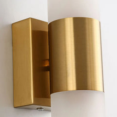 Applique LED da bagno con diffusore tubolare in vetro dimmerabile IP44