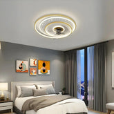 Plafoniera con ventilatore silenzioso LED dimmerabile per camera da letto