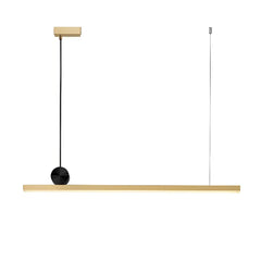 Lampada a sospensione lineare minimalista per cucina con LED dimmerabile