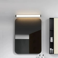 Applique per specchio da bagno minimale con corpo lineare e LED dimmerabile