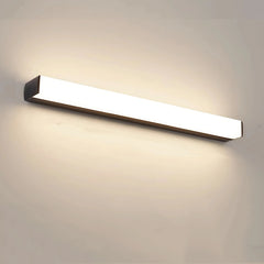 Applique per specchio da bagno minimale con corpo lineare e LED dimmerabile