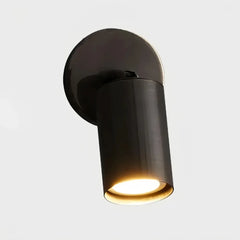 Faretti a parete contemporanei in ottone massiccio per specchio bagno orientabili