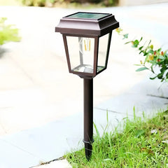 Lampioncino solare da giardino a LED a lanterna contemporaneo