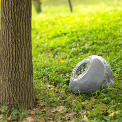 Lampada da giardino a forma di sasso moderna a LED per illuminazione d'accento