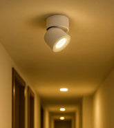 Faretto LED orientabile da soffitto in metallo dal design nordico