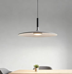 Lampadario a disco nordico in metallo per sala da pranzo
