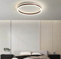 Plafoniera da soffitto LED circolare minimal dimmerabile per camera da letto