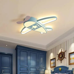 Plafoniera a soffitto per la cameretta a forma di aeroplano con luce LED dimmerabile