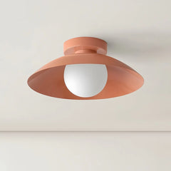 Plafoniera LED dimmerabile per corridoio dalla forma a disco in stile nordico contemporaneo