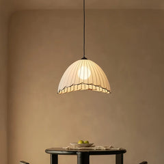 Lampada a sospensione dimmerabile in tessuto dalla forma a cupola in stile nordico