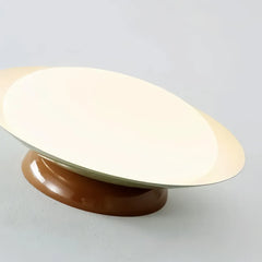 Plafoniera tonda a LED dimmerabile in stile Mid-Century per corridoio