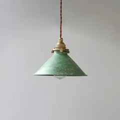 Lampadario a sospensione industriale vintage dimmerabile a cono in metallo per isola della cucina