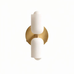 Applique up and down dimmerabile in vetro dal design moderno per comodino