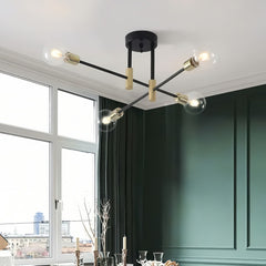 Plafoniera Sputnik orientabile LED dal design moderno per soggiorno