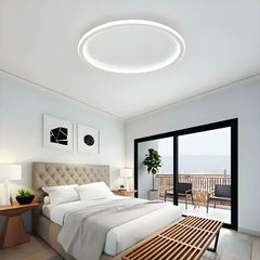 Plafoniera LED rotonda dimmerabile da soffitto stile moderno per camera da letto