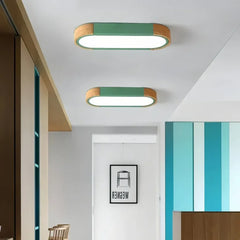 Plafoniera LED da soffitto lunga in stile nordico per corridoio