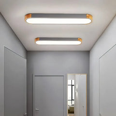 Plafoniera LED da soffitto lunga in stile nordico per corridoio