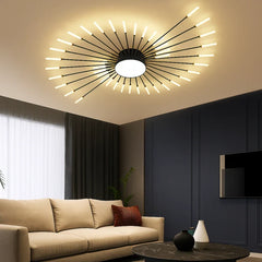 Plafoniera LED Sputnik dimmerabile dal design moderno per soggiorno