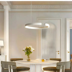 Lampadario ad anelli moderno LED dimmerabile per sala da pranzo