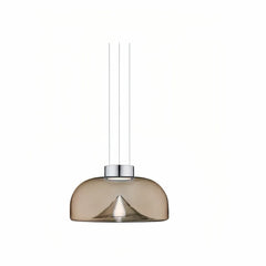 Lampada a sospensione in vetro soffiato a campana LED dimmerabile moderna per isola cucina