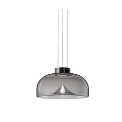 Lampada a sospensione in vetro soffiato a campana LED dimmerabile moderna per isola cucina