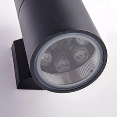 Applique a doppio fascio da esterno LED cilindrica per balcone