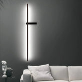 Applique da parete LED lineare dimmerabile in metallo dal design minimalista