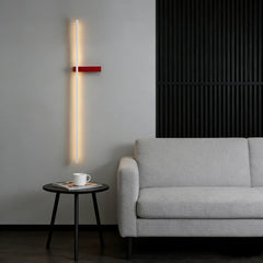 Applique da parete LED lineare dimmerabile in metallo dal design minimalista