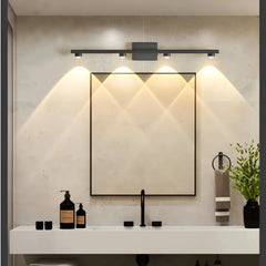 Applique lineare LED moderna dimmerabile con fasci di luce per soggiorno