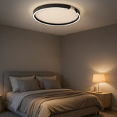 Plafoniera LED tonda moderna dimmerabile per camera da letto