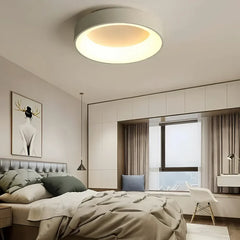Plafoniera LED tonda da soffitto dimmerabile moderna per camera da letto