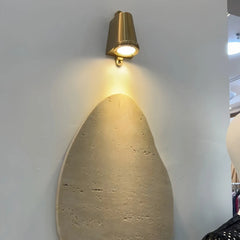Faretto da parete per esterno a cono stile mid-century per ingresso