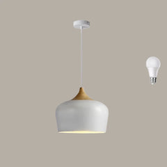 Lampada a sospensione scandinava dimmerabile a campana per sala da pranzo