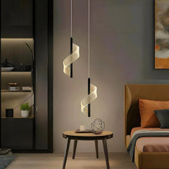 Lampadario a sospensione LED per comodino design moderno