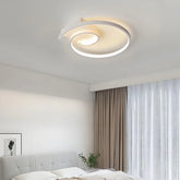 Plafoniera ad anelli LED contemporanea dimmerabile per camera da letto