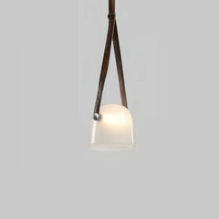 Lampada a sospensione contemporanea per isola cucina in vetro a campana con LED dimmerabile