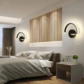 Applique decorativa contemporanea LED dimmerabile ad arco