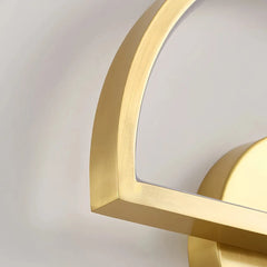 Applique decorativa contemporanea LED dimmerabile ad arco