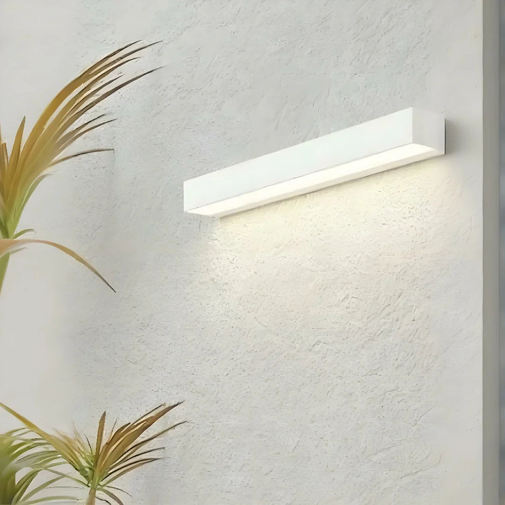 Applique da parete per esterno a LED rettangolare moderna