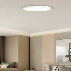 Plafoniera LED da soffitto slim rotonda minimal dimmerabile per bagno spessore da 2 cm