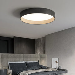 Plafoniera LED rotonda dimmerabile dal design nordico per la camera da letto