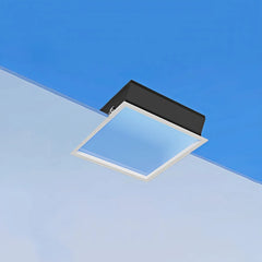 Lucernario artificiale minimal a incasso per soffitto con LED effetto cielo dimmerabile