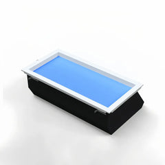 Lucernario artificiale minimal a incasso per soffitto con LED effetto cielo dimmerabile