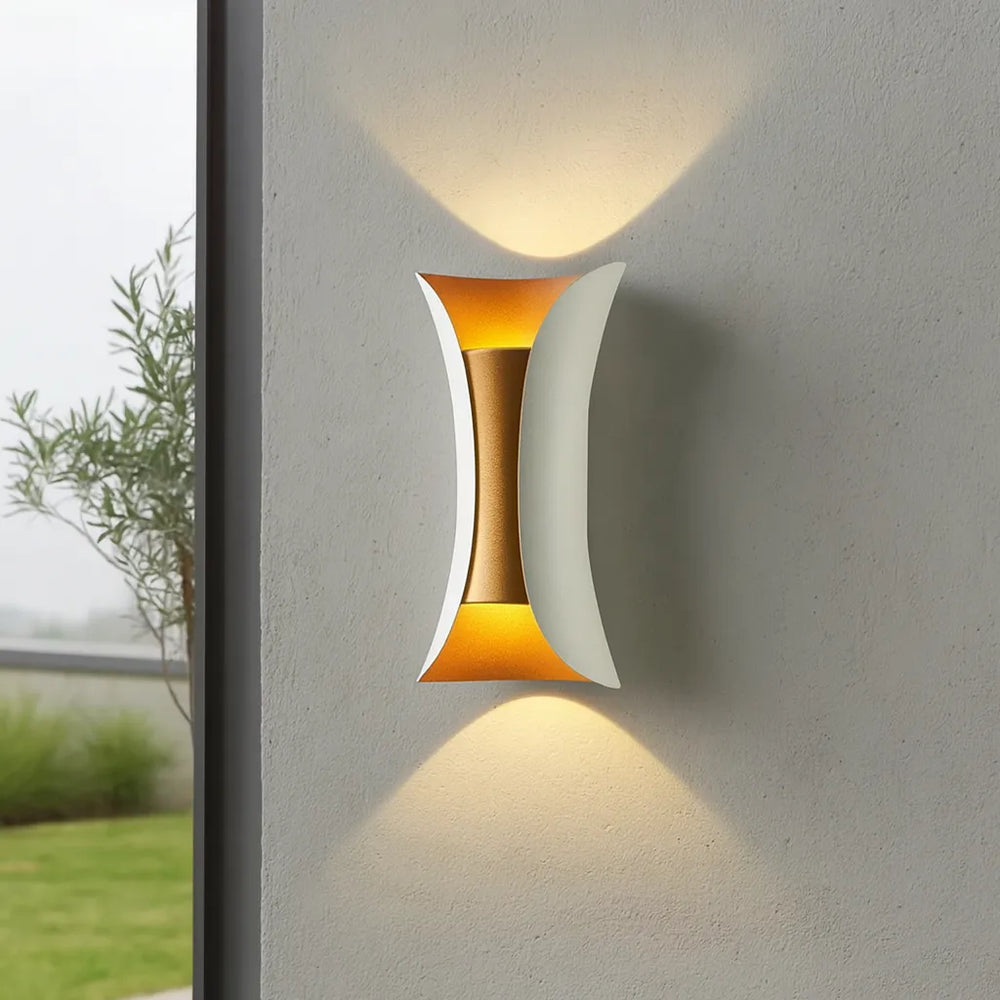 Applique da esterno Up Down a LED design moderno in metallo